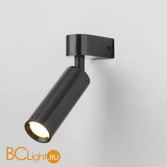 Настенный светильник Eurosvet Pitch new 20143/1 LED черный жемчуг