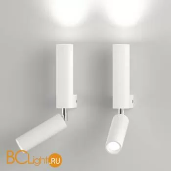 Бра Eurosvet Pitch 40020/1 LED белый a061308 - Фото 1