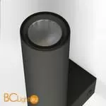 Бра Eurosvet Pitch 40020/1 LED черный/латунь a061312 - Фото 0