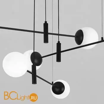 Подвесной светильник Eurosvet Planet new 70146/6 черный a062030 - Фото 0