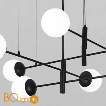 Подвесной светильник Eurosvet Planet new 70146/8 черный a062031 - Фото 0