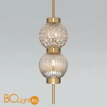 Подвесной светильник Eurosvet Plaza 50186/2 латунь