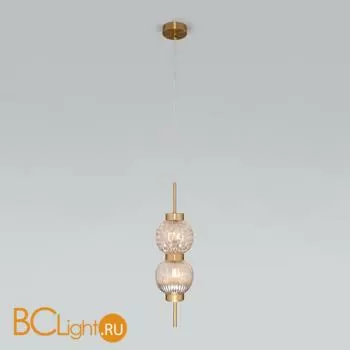 Подвесной светильник Eurosvet Plaza 50186/2 латунь - Фото 2