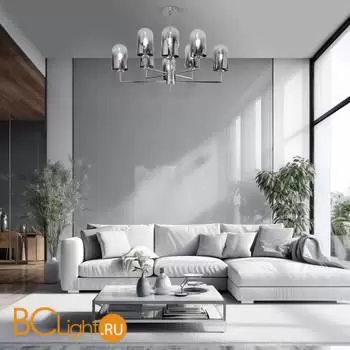 Люстра Eurosvet Pluto new 60156/8 хром a065044 - Фото 2