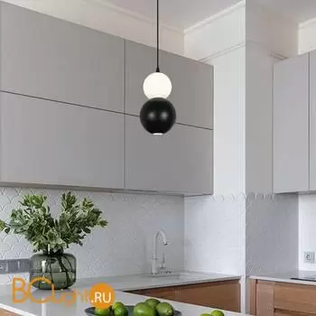 Подвесной светильник Eurosvet Polar new 50251/1 LED черный a062393 - Фото 1