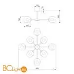 Люстра Eurosvet Polla 30154/8 хром - Фото 3