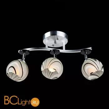 Потолочная люстра Eurosvet Поло 9643/3 алюминий/белый