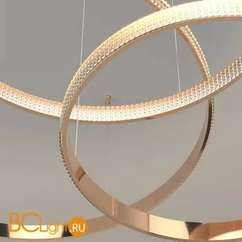 Подвесной светильник Eurosvet Posh 90275/3 медный - Фото 6