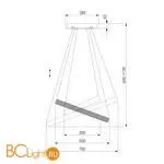 Подвесной светильник Eurosvet Posh 90276/3 хром - Фото 6