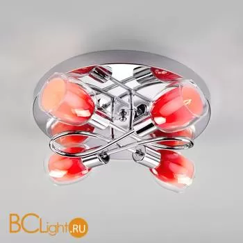 Потолочная люстра Eurosvet Potpourri 30151/4 красный