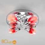 Потолочная люстра Eurosvet Potpourri 30151/4 красный