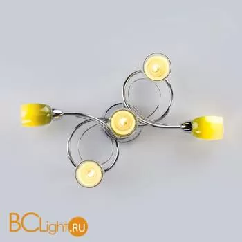 Потолочная люстра Eurosvet Potpourri 30153/5 зеленый - Фото 0