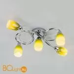 Потолочная люстра Eurosvet Potpourri 30153/5 зеленый