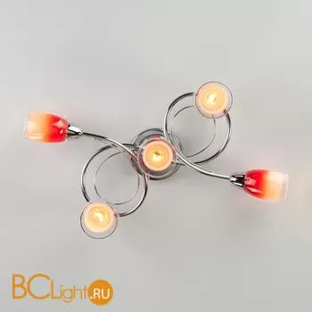 Потолочная люстра Eurosvet Potpourri 30153/5 красный - Фото 1