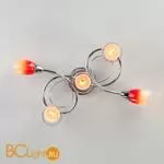 Потолочная люстра Eurosvet Potpourri 30153/5 красный - Фото 1