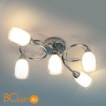 Потолочная люстра Eurosvet Potpourri 30153/5 белый - Фото 2