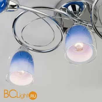 Потолочная люстра Eurosvet Potpourri 30153/5 синий - Фото 2