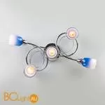 Потолочная люстра Eurosvet Potpourri 30153/5 синий - Фото 1