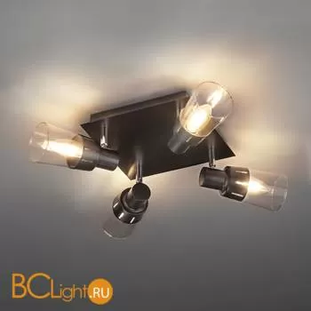 Потолочная люстра Eurosvet Potter 20081/4 черный - Фото 1