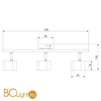 Бра Eurosvet Prime 20058/3 черный a058085 - Фото 5