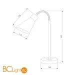 Настольная лампа Eurosvet Pronto 01029/1 черный - Схема