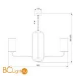 Люстра Eurosvet Purezza 60128/8 хром a056943 - Фото 4