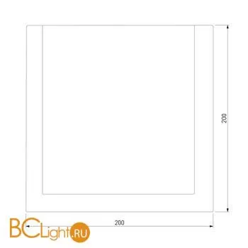 Настенный светильник Eurosvet Radiant 40146/1 LED белый - Фото 2