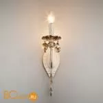 Бра Eurosvet Ravenna 10104/1белый с золотом/тонированный хрусталь Strotskis - Фото 1