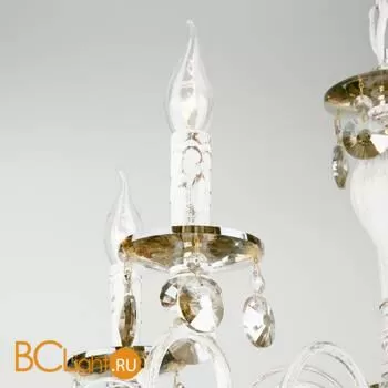 Люстра Eurosvet Ravenna 10104/5 белый с золотом a045540 - Фото 1