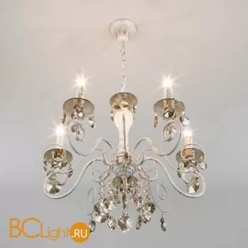 Люстра Eurosvet Ravenna 10104/5 белый с золотом a045540 - Фото 0