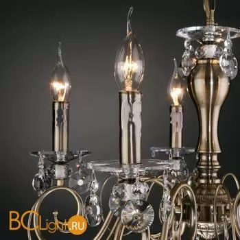 Люстра Eurosvet Ravenna 10104/8 античная бронза a045541 - Фото 0