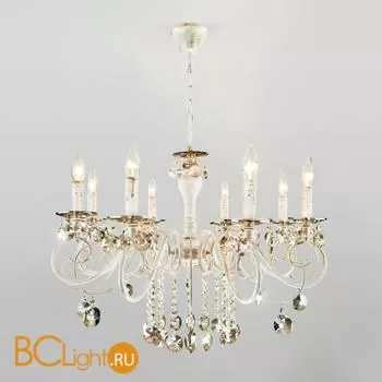 Люстра Eurosvet Ravenna 10104/8 белый с золотом a045542 - Фото 2