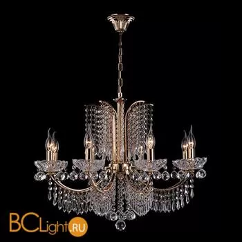 Люстра Eurosvet Reinis 3320/8 золото/прозрачный хрусталь Strotskis