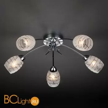 Потолочная люстра Eurosvet Rigina 30127/5 хром - Фото 0