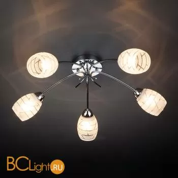 Потолочная люстра Eurosvet Rigina 30127/5 хром - Фото 3