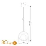 Подвесной светильник Eurosvet Ringo 50089/1 хром - Фото 1