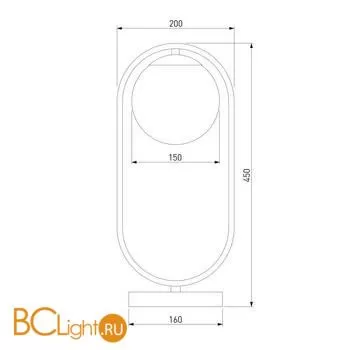 Настольная лампа Eurosvet Ringo 01138/1 золото a061131 - Фото 2
