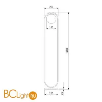 Торшер Eurosvet Ringo 01139/1 / хром a061134 - Фото 1