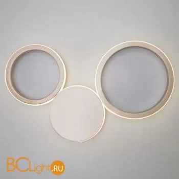 Настенный светильник Eurosvet Rings 40141/1 LED золото 13W - Фото 1