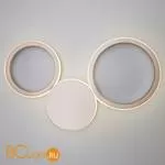 Настенный светильник Eurosvet Rings 40141/1 LED золото 13W - Фото 1