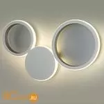 Настенный светильник Eurosvet Rings 40141/1 LED серебро 13W - Фото 2