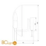 Бра Eurosvet Rocco 60135/1 латунь a058086 - Фото 2