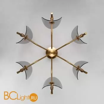 Люстра Eurosvet Rocco 60135/6 латунь a058088 - Фото 2