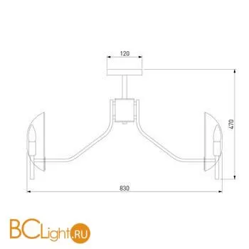 Люстра Eurosvet Rocco 60135/8 хром a058091 - Фото 3