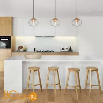 Подвесной светильник Eurosvet Rock 50212/1 янтарный