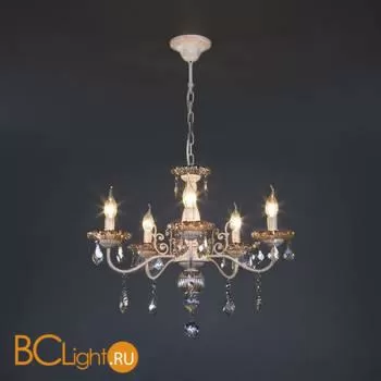 Люстра Eurosvet Rococo 10118/5 белый с золотом - Фото 0