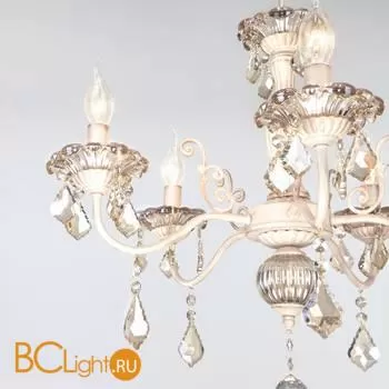 Люстра Eurosvet Rococo 10118/5 белый с золотом - Фото 1