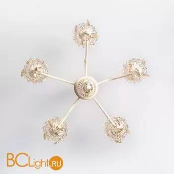 Люстра Eurosvet Rococo 10118/5 белый с золотом - Фото 2