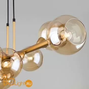 Подвесной светильник Eurosvet Roger 70113/8 янтарный - Фото 0