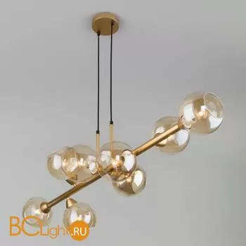 Подвесной светильник Eurosvet Roger 70113/8 янтарный - Фото 2